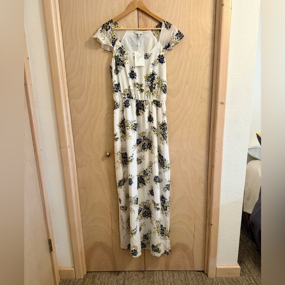 NWT JOIE Flowy Floral Print Silk Maxi Dress Size Small - Picture 3 of 15